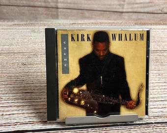 Kirk Whalum Cache CD 1993 Columbia Contemporary Jazz Saxophone