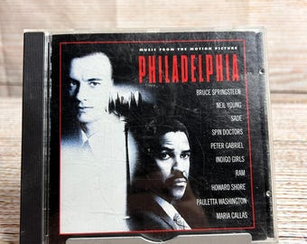 Philadelphia Music From The Motion Picture Soundtrack CD 1993 Springsteen