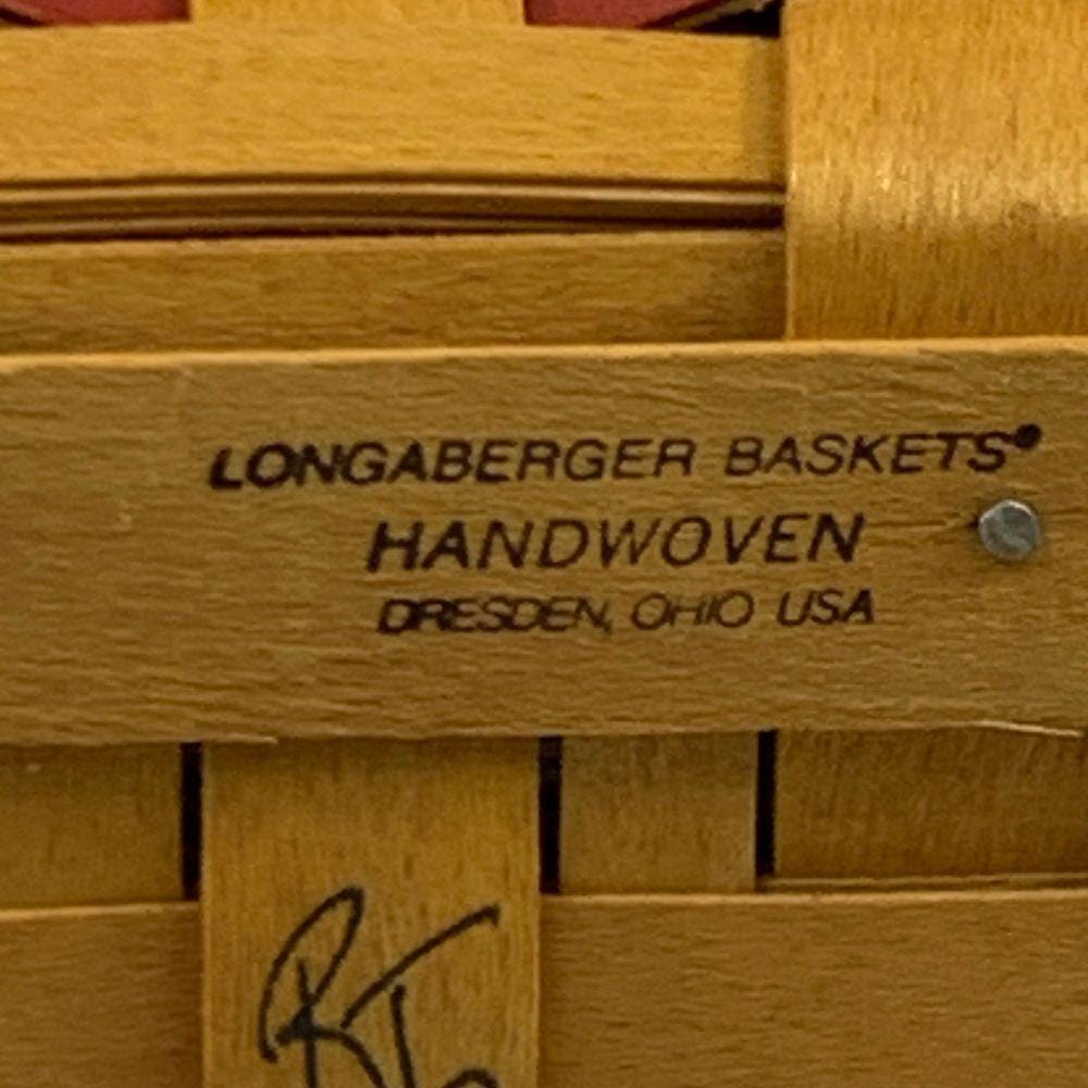 ロンガバーガー 25周年記念バスケット 1973-1998 コレクター向け