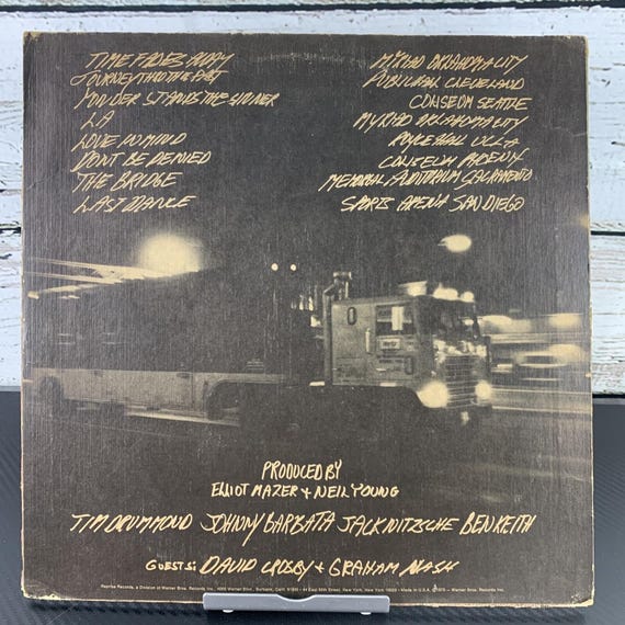 Neil Young – Time Fades Away W/poster !! [LP Album 1973 Reprise