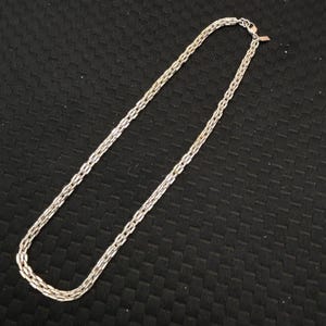 Monet double link silver necklace - Etsy 日本