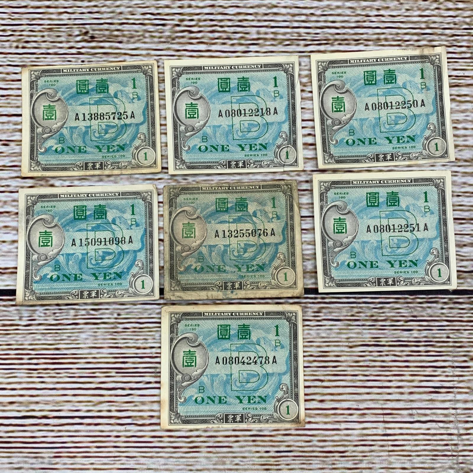 アメリカ軍　軍事支払い証明書　6枚セット Military payment certificate - Etsy 日本