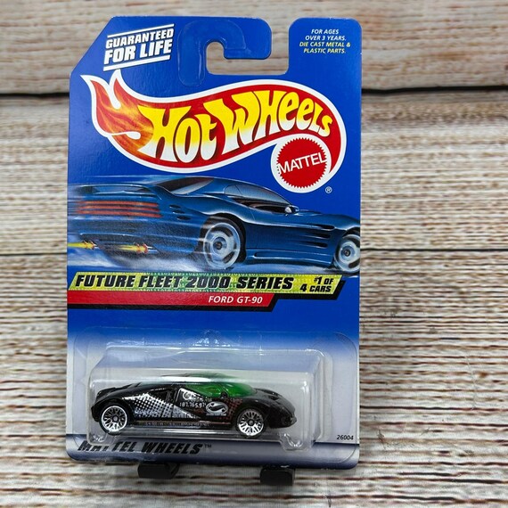 Hot Wheels Future Fleet 2000 Ford GT-90 Black #1 26004 1999 Mattel