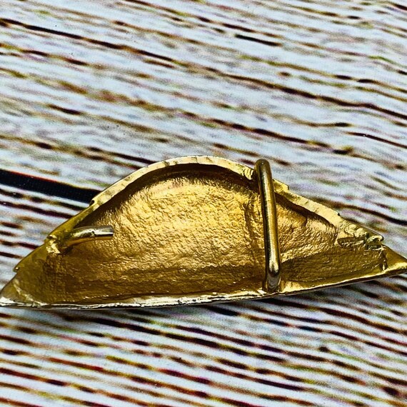 Vintage Ornate Gold-Tone Belt Buckle | Baroque Statement Piece Vintage Gold-tone Belt Buckle Statement Piece Unique Design  main image 4