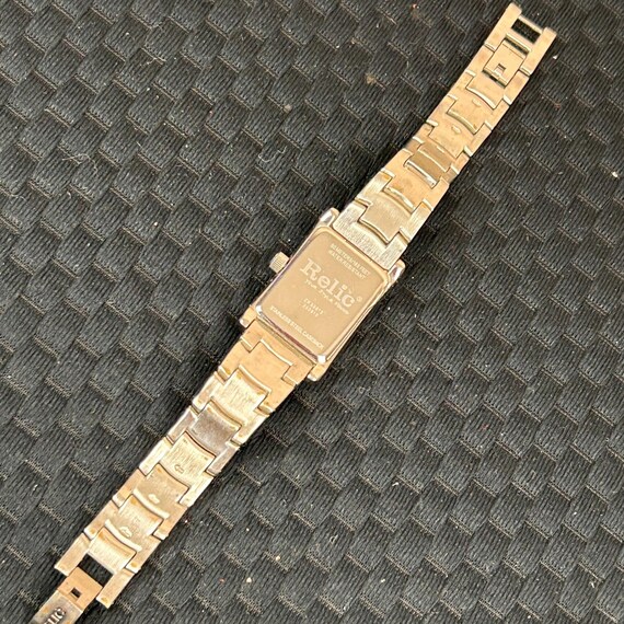 Relic Womens Silver Rectangular Watch ZR33813 Sta… - image 8