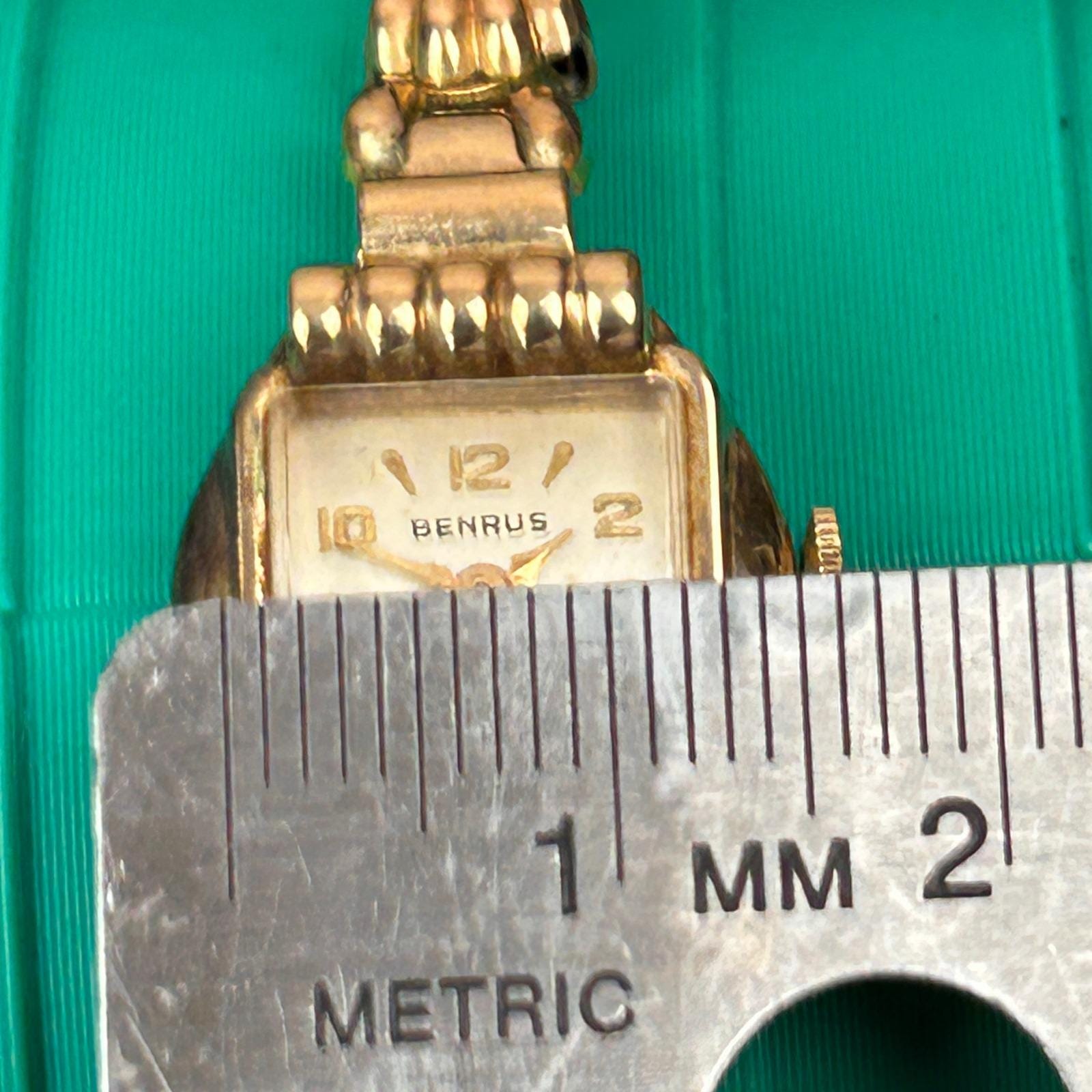 Benrus Vintage Swiss Ladies Cocktail Watch 10K RGP Bezel‎ Gold Tone Tested Benrus Vintage Swiss Ladies Cocktail Watch 10K RGP Bezel  main image 2