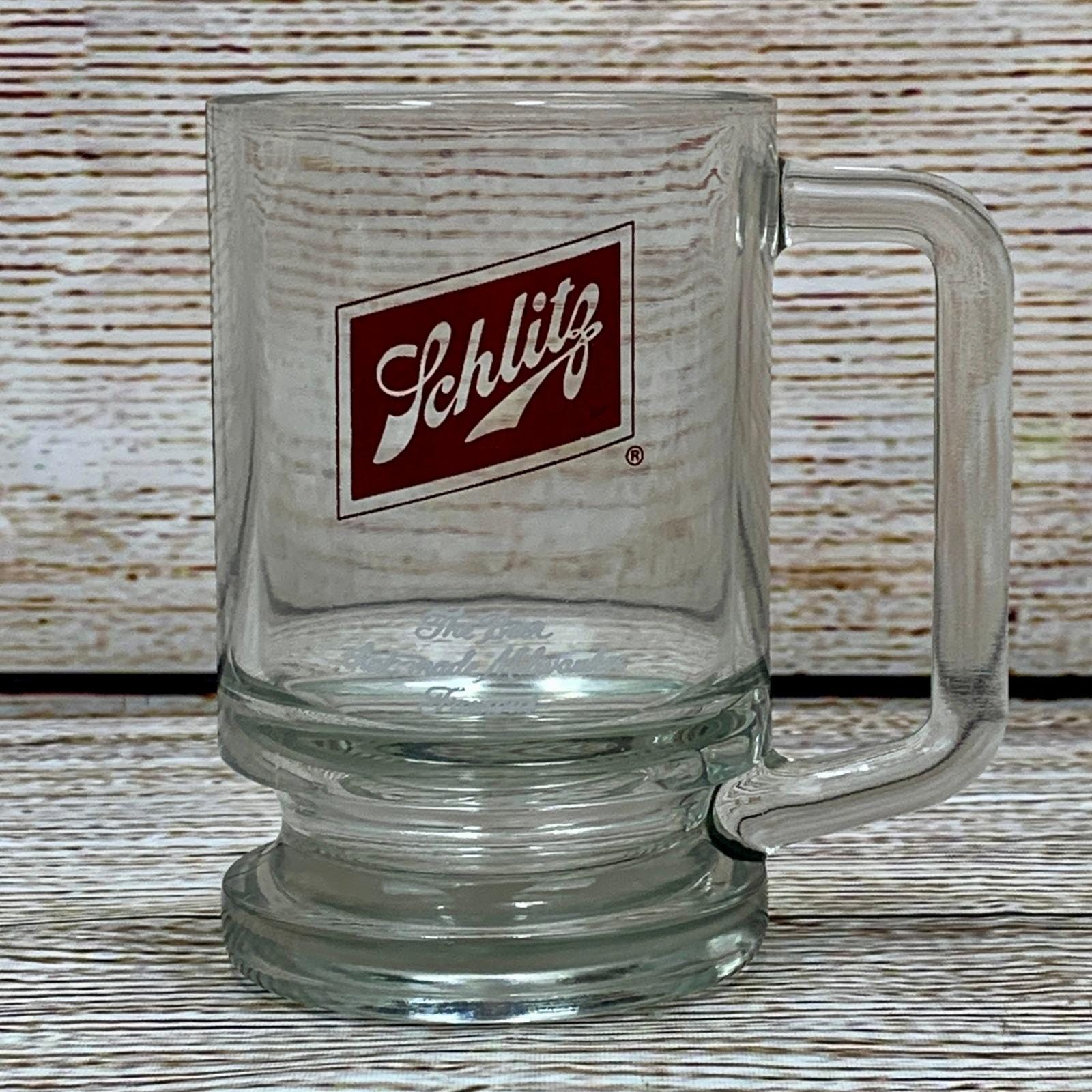 Schlitz Beer 50s パブミラー 額付き ヴィンテージ レトロ Vintage Schlitz Beer Mug Glass 