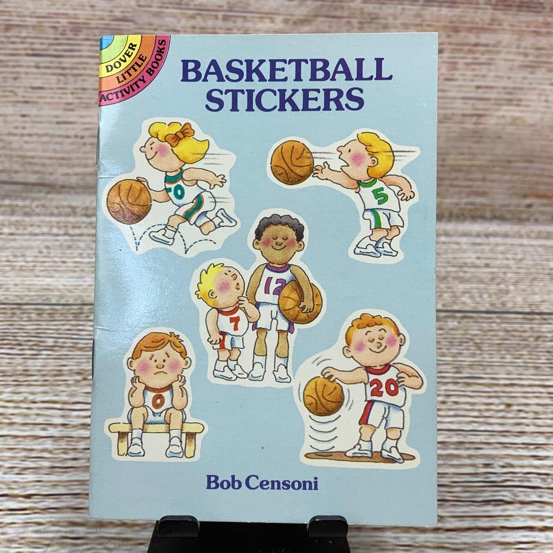 Dover Stickers Basketball Stickers Dover Little Activity Books Sports Illustrations ...