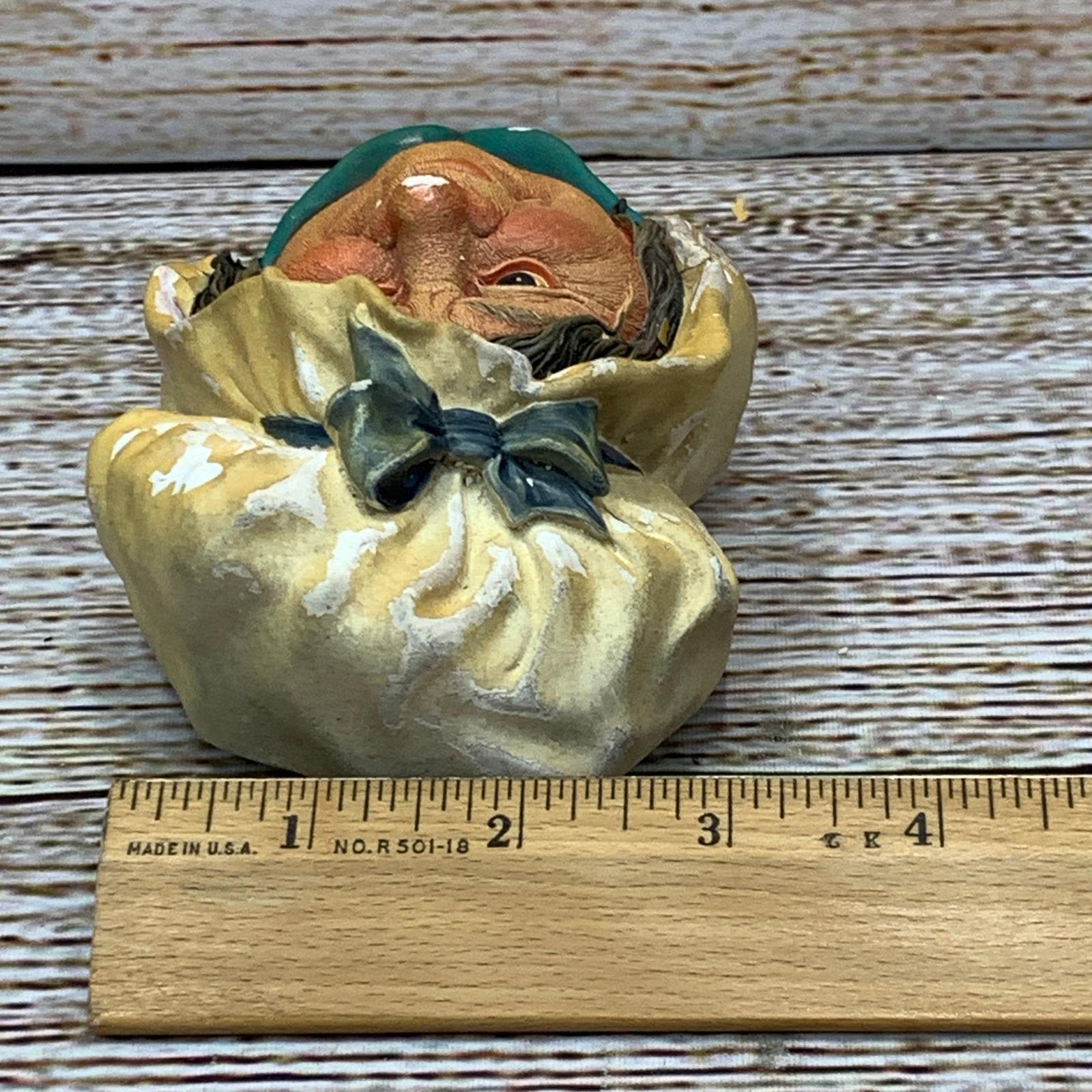 Vintage Bosson England Wall Hanging Sarah Gamp Chalkware Face