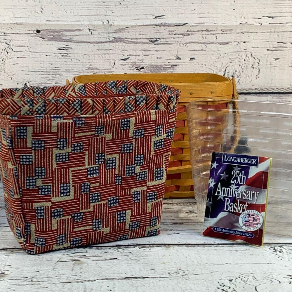 ロンガバーガー 25周年記念バスケット 1973-1998 コレクター向け