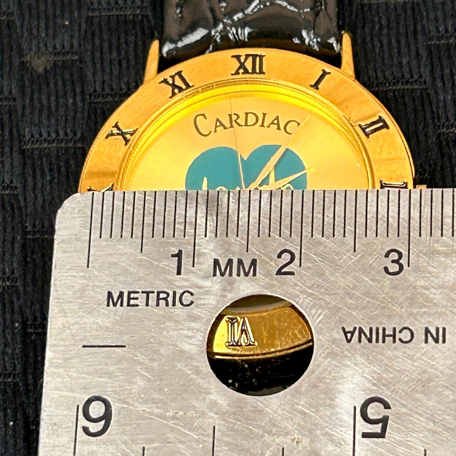 Athenee Du Geneve Cardiac Diagnostic Institute 18k Gold Plated‎ Watch Never Worn Athenee Du Geneve Cardiac Diagnostic Institute 18k Gold  main image 4