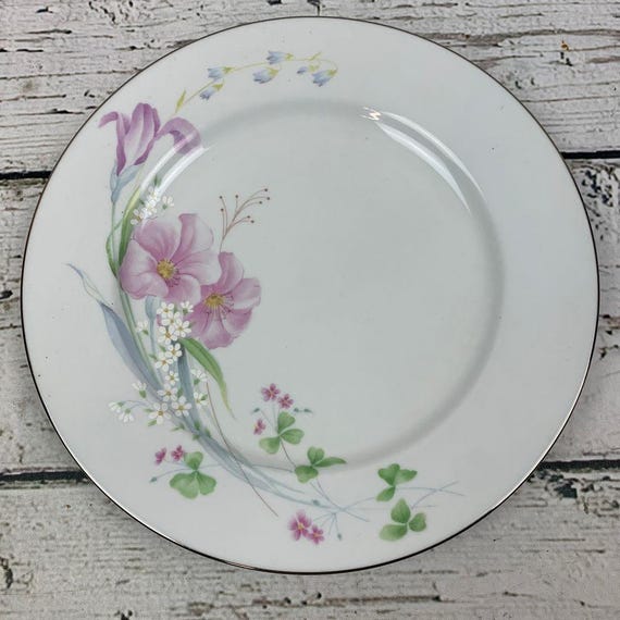 Studio Nova MA202 Pink Vista Floral Dinner Plate Fine China