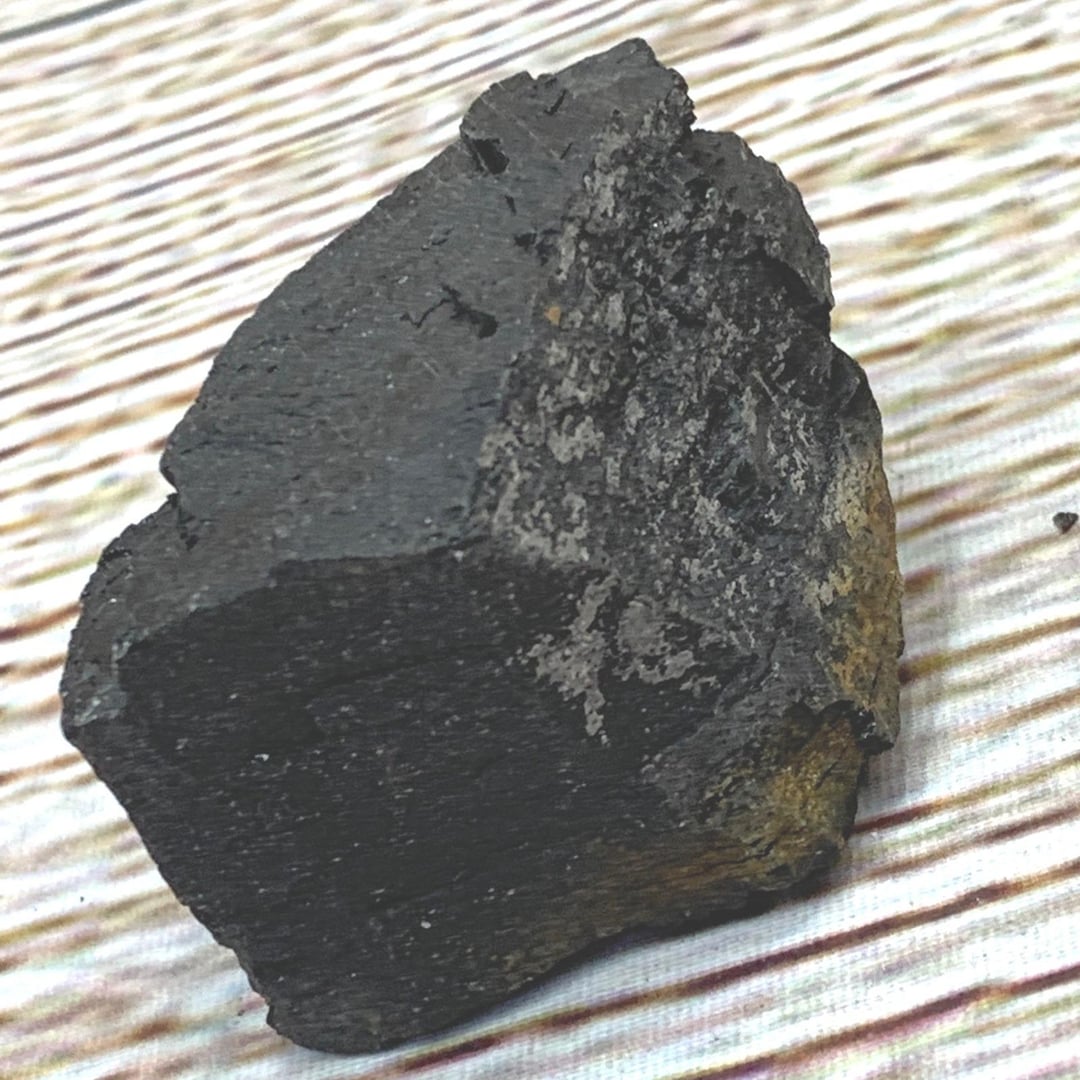 Natural Black Rocks Natural Black Rock Specimen Geology Collectible Fossilized Organic ...