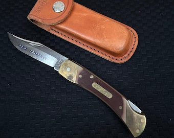 Schrade USA Old Timer 7-OT Cave Bear Folding Lockback Knife With
