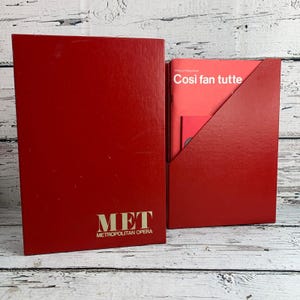 Collezione di libretti della Metropolitan Opera Libri d&#39;opera Musica Teatro
