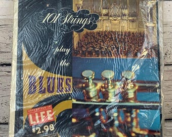101 Strings – Play The Blues [1958 Vinyl Record Album LP] Sealed
