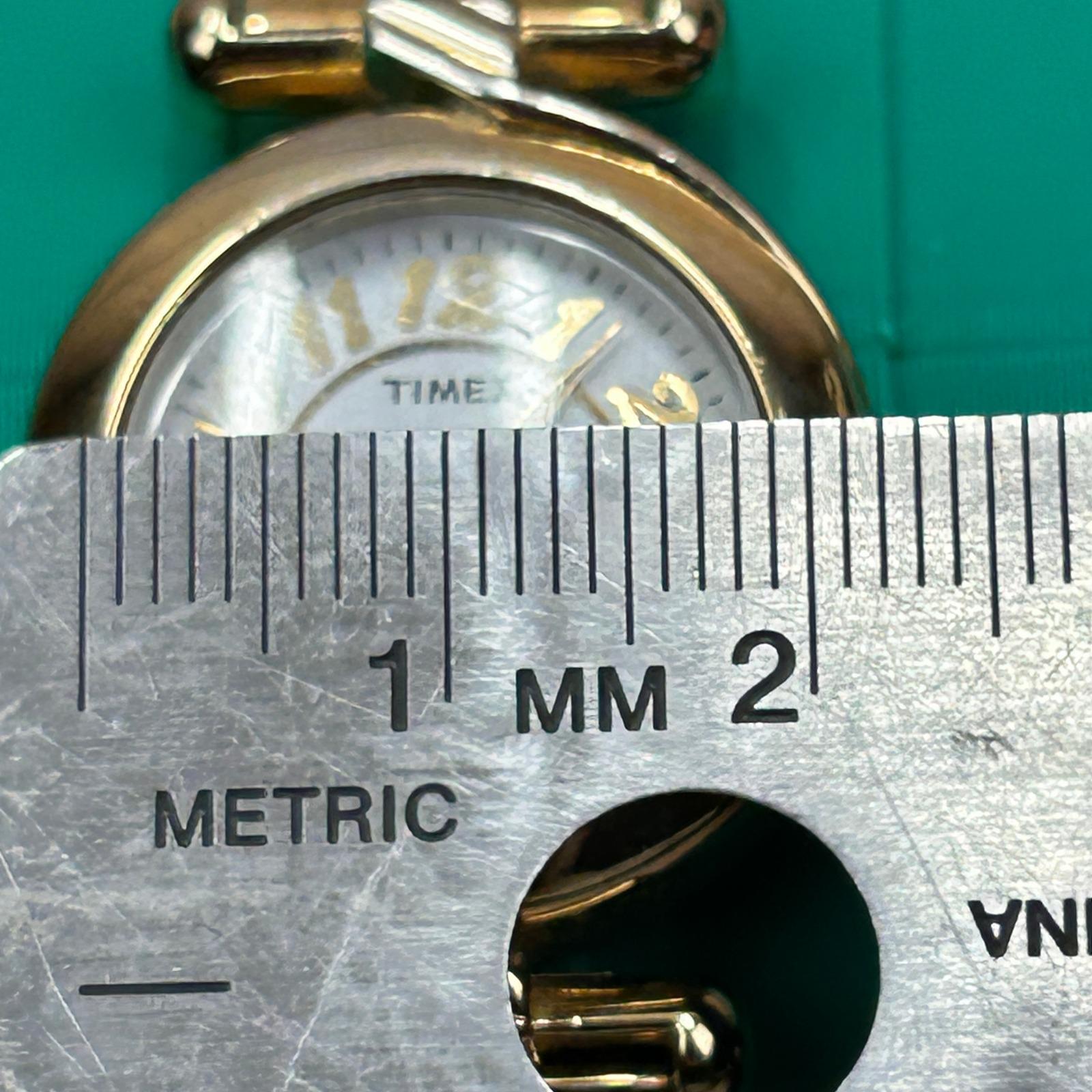 Timex Womens‎ Gold Tone Dress Watch White Dial Arabic Numerals G4 Timex Womens Gold Tone Dress Watch White Dial Arabic  main image 3