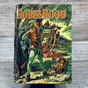 Robin Hood Book The Merry Adventures of Great Renown Illustrated Vintage
