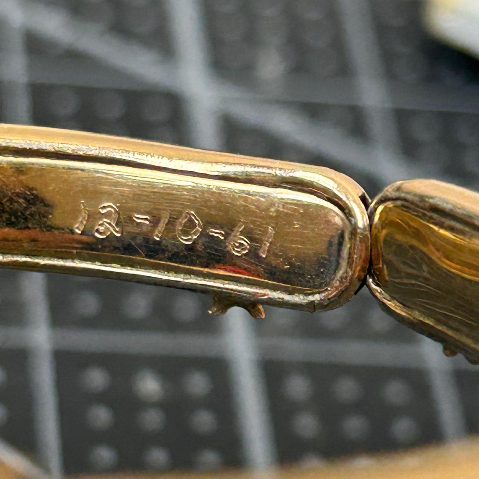 Vintage Gruen Precision Engraved‎ Women\'s Bangle Watch 1/2010K.G.F. Untested Vintage Gruen Precision Engraved Women main image 4