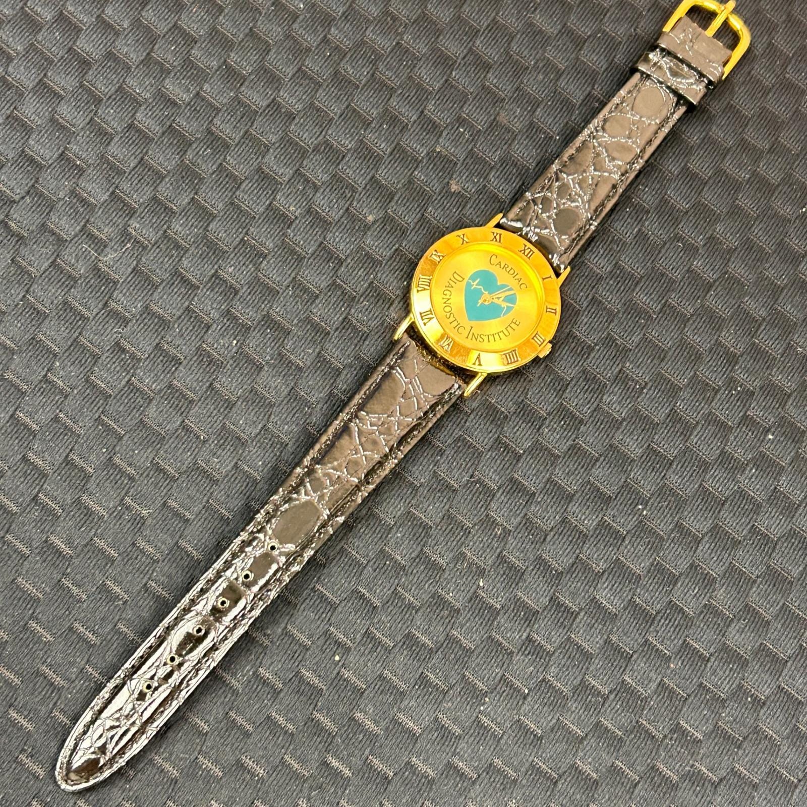 Athenee Du Geneve Cardiac Diagnostic Institute 18k Gold Plated‎ Watch Never Worn Athenee Du Geneve Cardiac Diagnostic Institute 18k Gold  main image 3