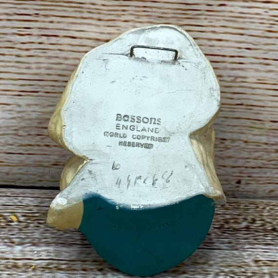 Vintage Bosson England Wall Hanging Sarah Gamp Chalkware Face