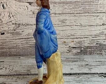 Brinn's Blue Boy Figurine Vintage Porcelain Collectible Decor 8