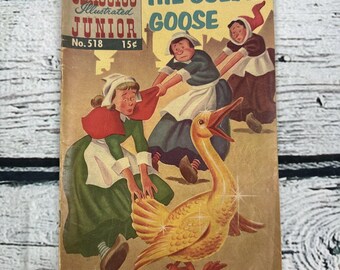 Classics Illustrated Junior #518 Original The Golden Goose, Comics 1955 UNGRADED