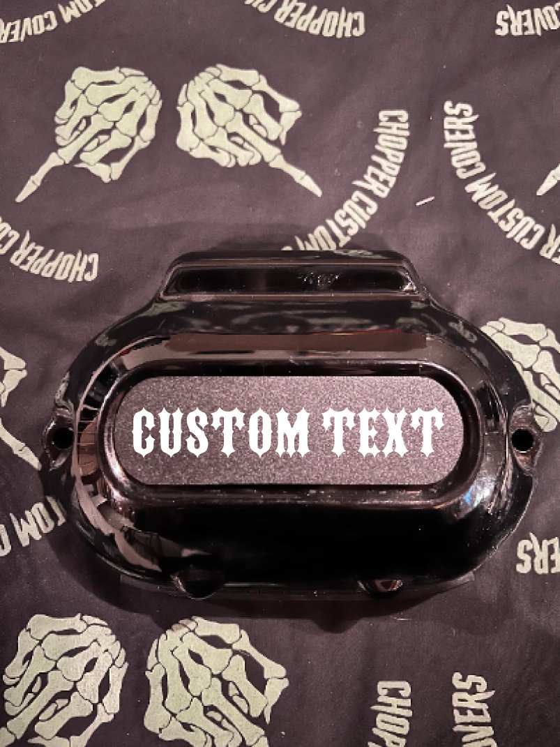 Custom Harley 6-speed Transmission Insert: Personalized Design Can