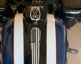 Harley custom touring tank inserts you pick design you want!