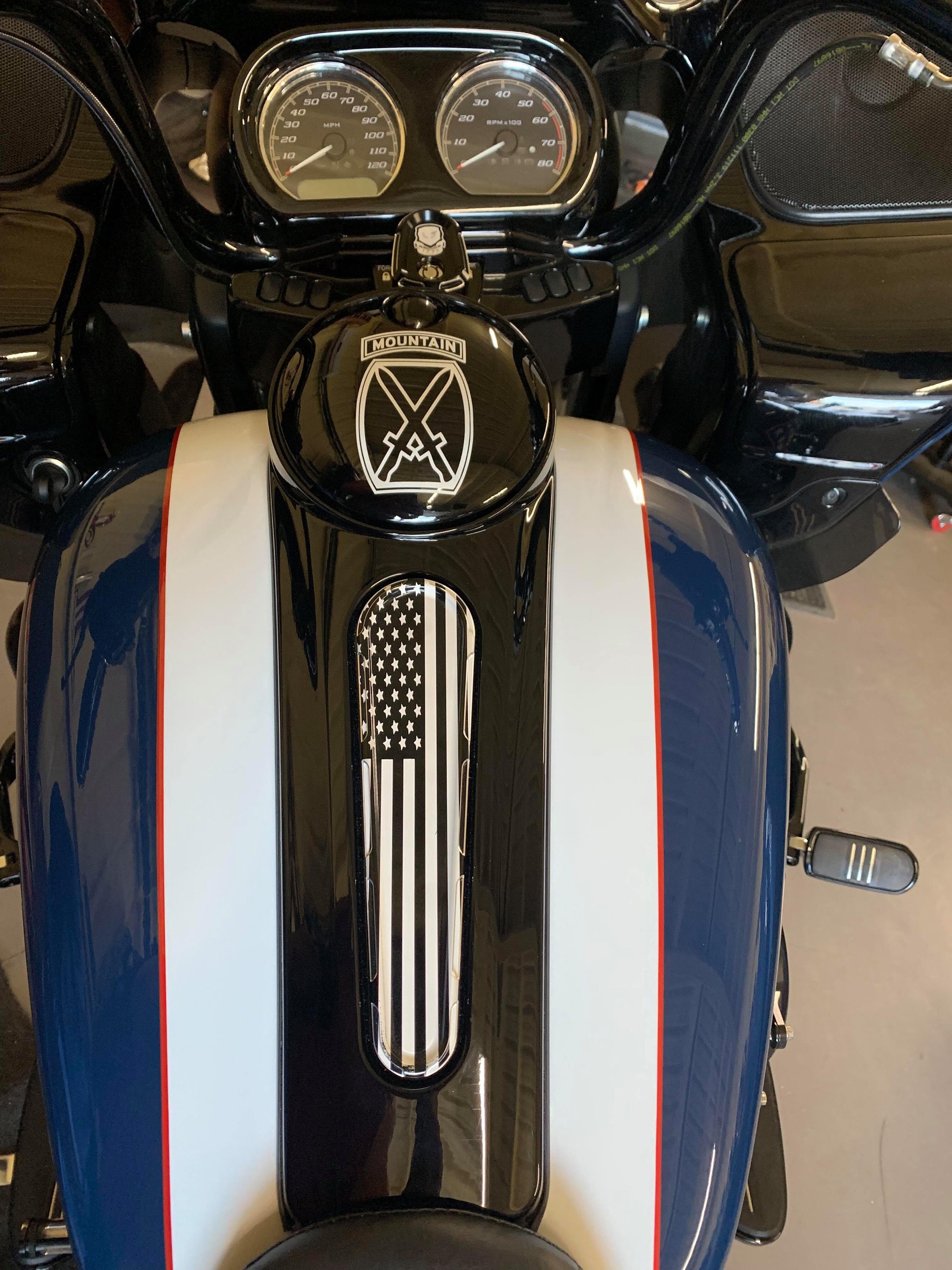 Harley Custom Touring Tank Inserts You Pick Design You Want! - Etsy