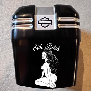 Harley custom horn cover Side Bitch Naked Design