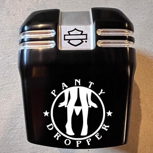 Harley custom horn cover Panty Dropper Design