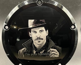 Harley custom derby cover I’m your huckleberry