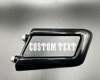 Harley CVO ST 121 Air Cleaner Insert - Custom Text cannot laser color