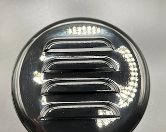 Harley custom finned  horn cover