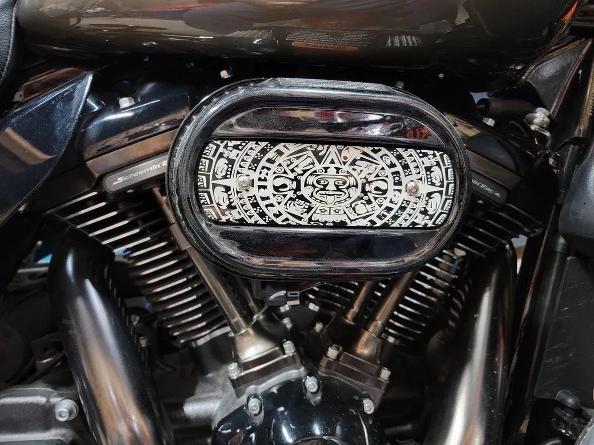 Harley Custom Air Cleaner Insert Cover 114/117 Pick Which Design You ...