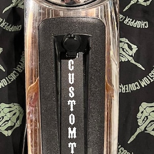 Harley custom touring 2008-current Ultra tank inserts anything you want on them!