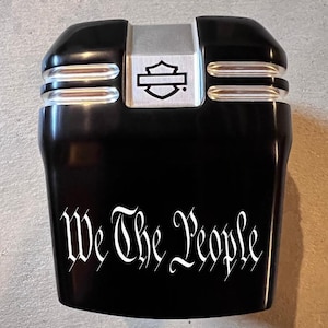 Harley custom horn cover We The People Design