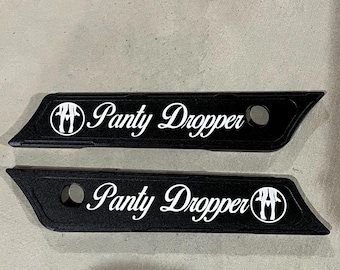 Harley custom Panty Dropper saddle latch covers