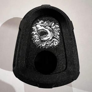 harley custom Shark Wave Touring Ignition Switch Cover