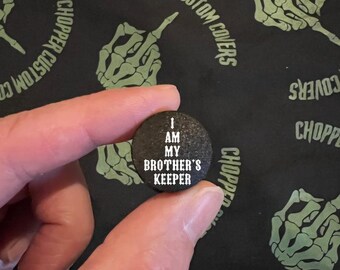 Harley Custom I Am My Brother's Keeper seat bolt
