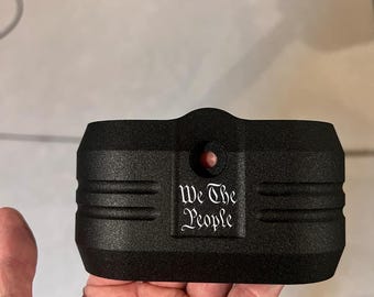 Custom Harley Coil Cover: "We The People" Design, Softail, Road Glide, Street Glide