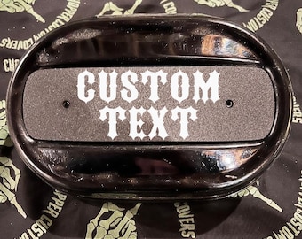 Custom Harley Air Cleaner Insert: Made to Order 114/117 cannot laser color