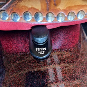 Custom Harley Seat Tab Insert: Personalized Design