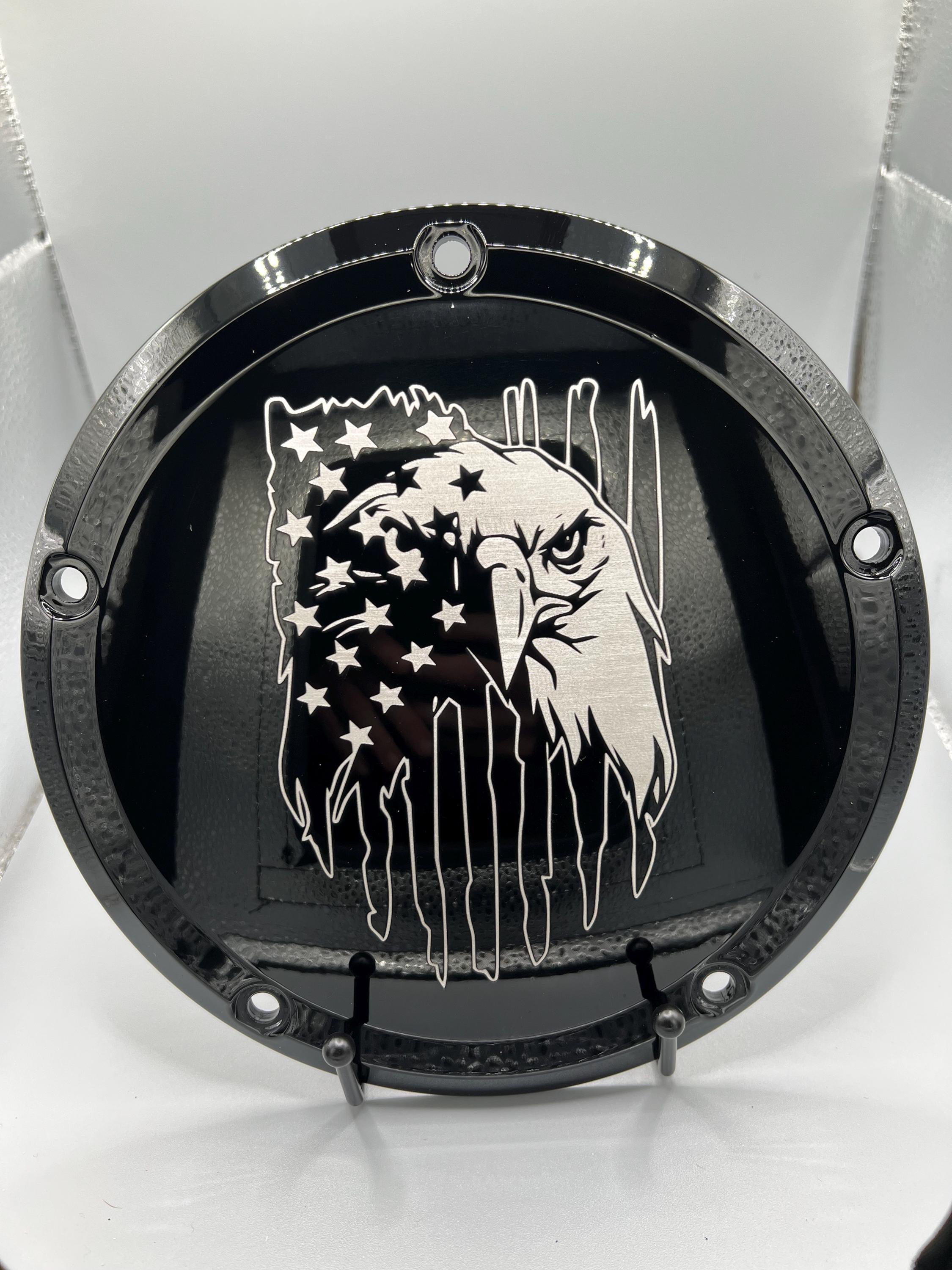 HARLEY DAVIDSON イーグル 星条旗 ラグ Harley Custom Derby Cover Eagle Flag Design - Etsy