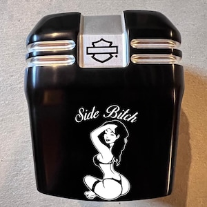 Harley custom horn cover Side Bitch Design