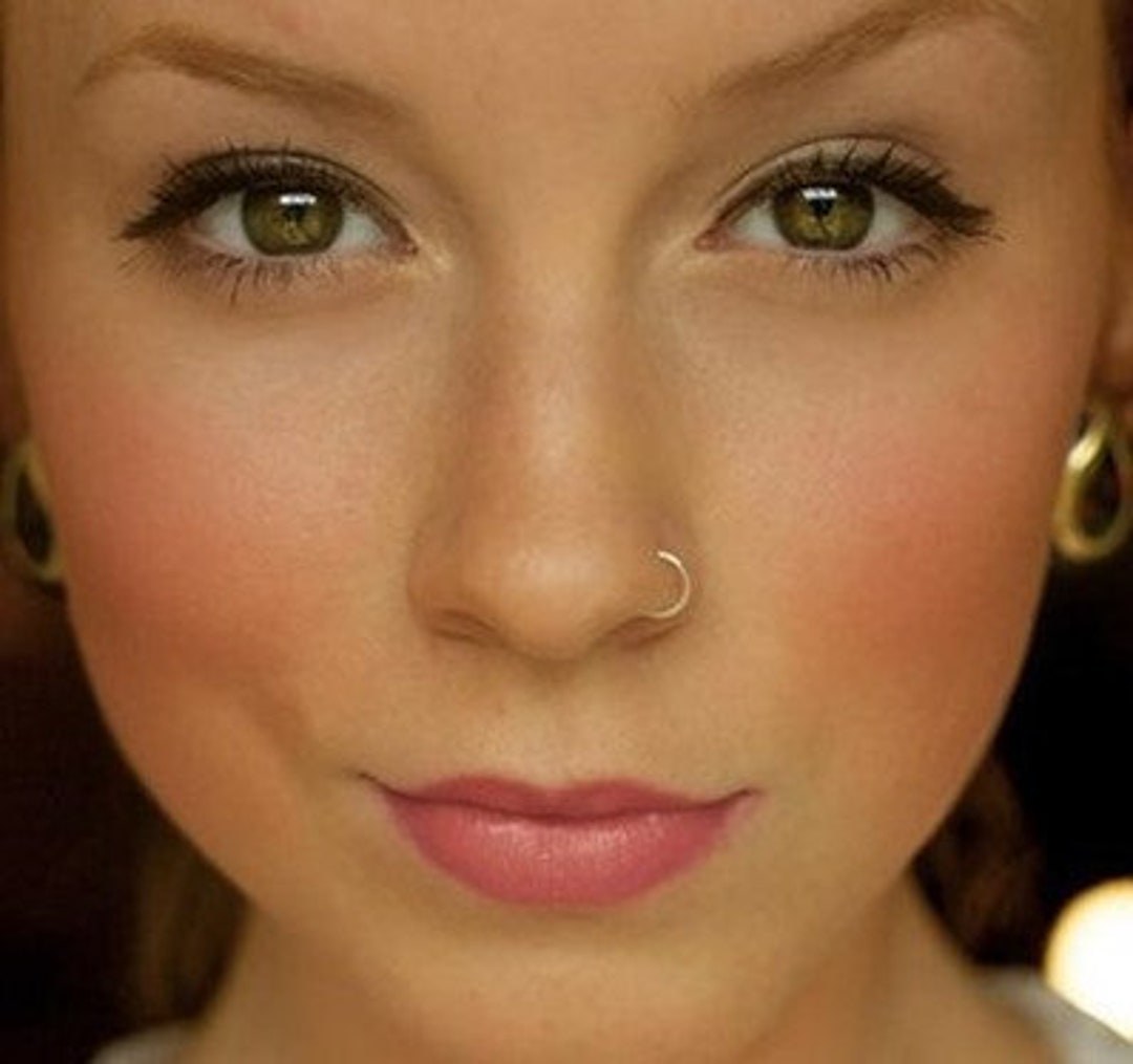 Small Simple Nose Ring Hoop No Hinge Gold Silver Or Rose Etsy 20g-or-18g-steel-nose-or-ear-hoop-available-in-8mm-or-10mm-etsy