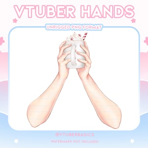 Cup of Cheer  - Vtuber |  Twitch | Youtube | Prop | Asset | Hands | Christmas | Gift | Cocoa | Mug | Xmas | Holiday | Drink