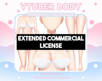 Extended Commercial License for VtuberBasics Body