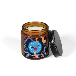 Monster Lovin&#39; Scented Soy Candle for Book Lovers, Kraken Lover Reading Mood Candle, Romantic Scented Candle, Oceanic Fragrance Candle,